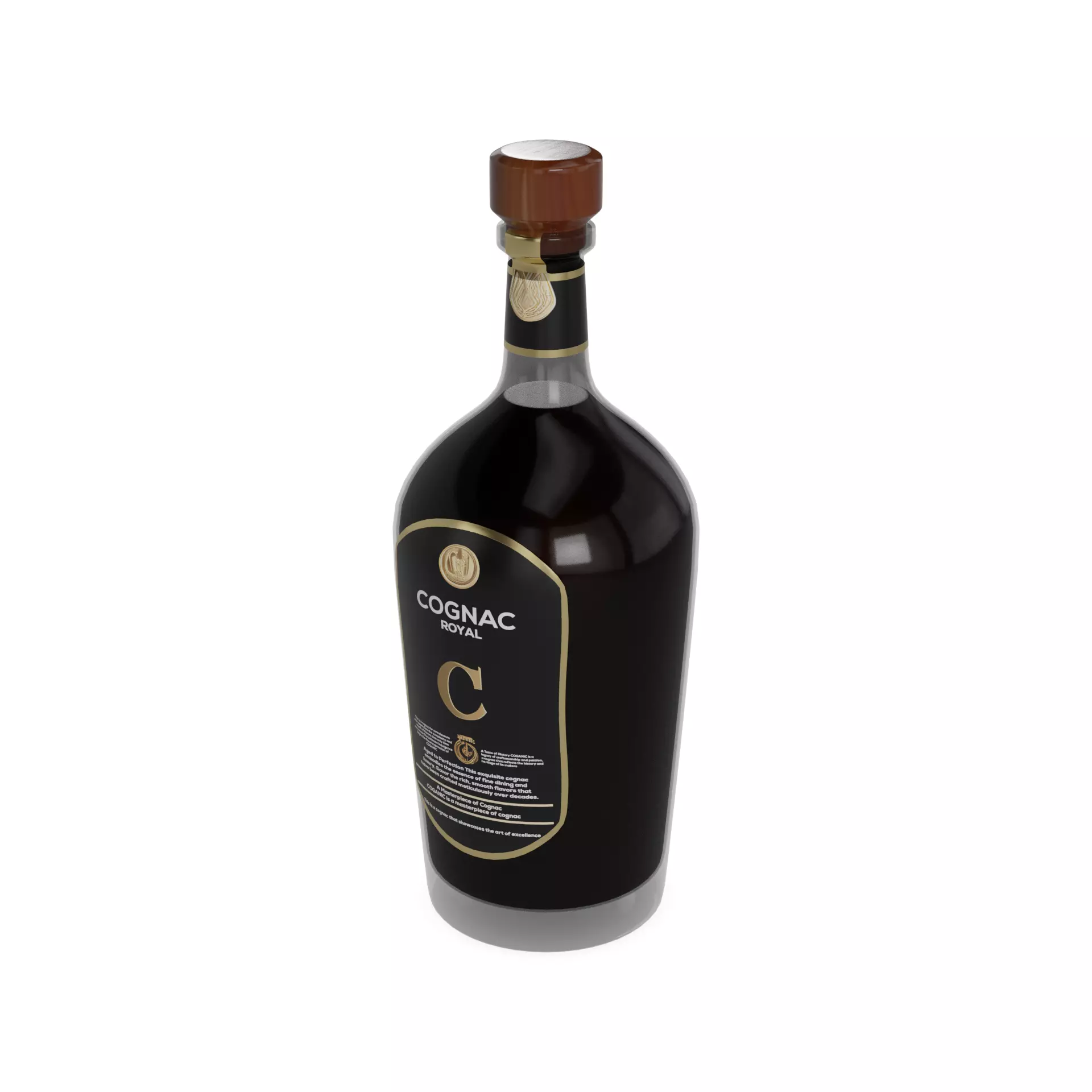 Cognac Cognac Low-poly 3D model