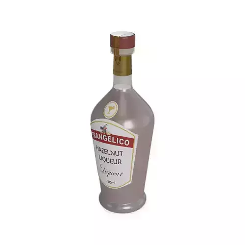 Liqueur Frangelico Hazelnut Liqueur Low-poly 3D model