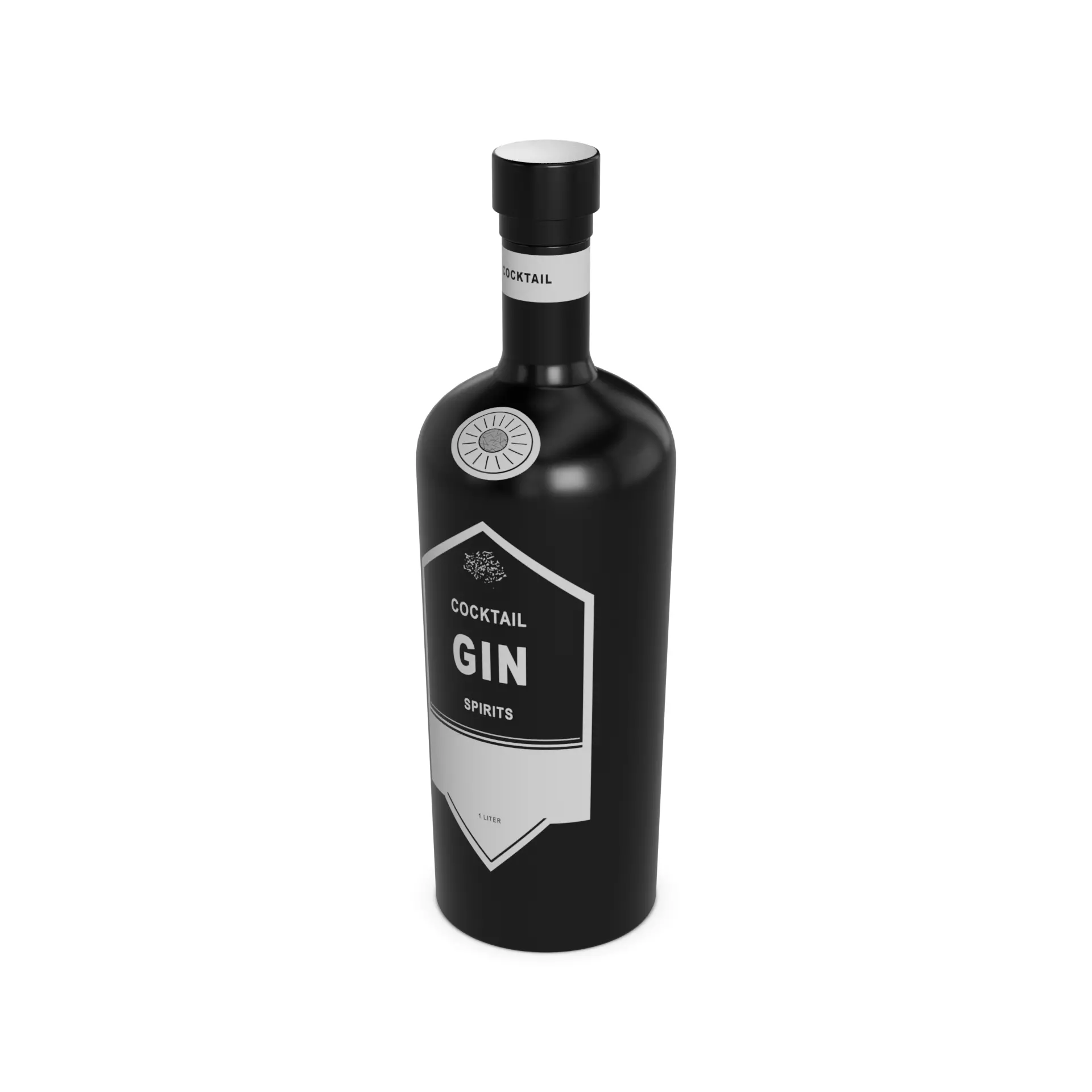 Gin Gin Low-poly 3D model_0