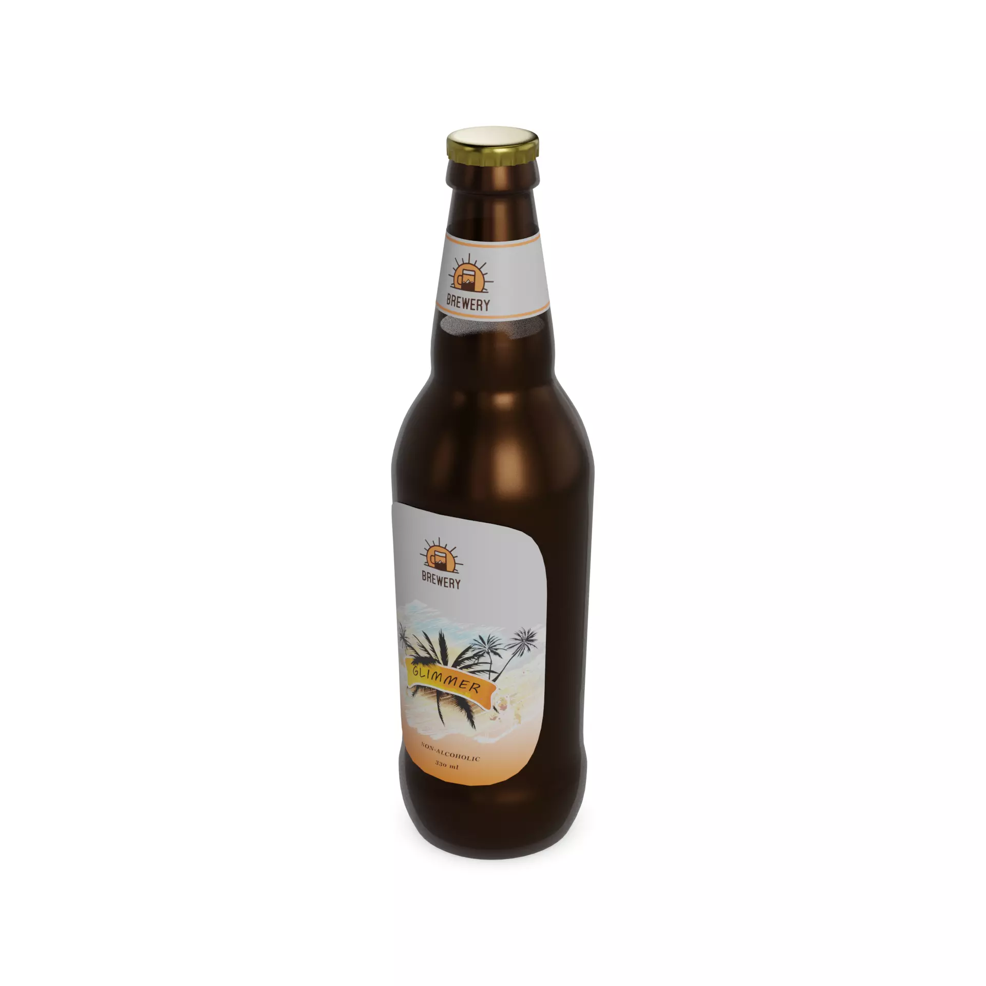 Non-alcoholic beer Non-alcoholic Beer 3D model_0