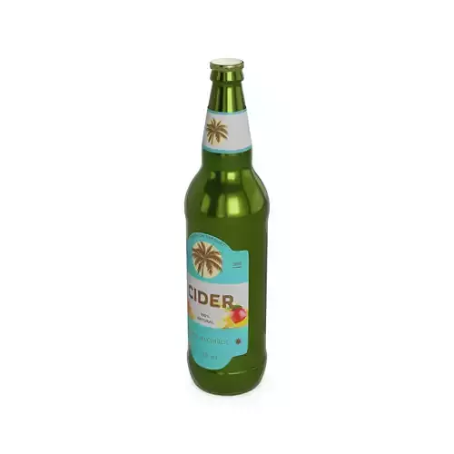 Non-alcoholic cider Tropical Delight 3D model