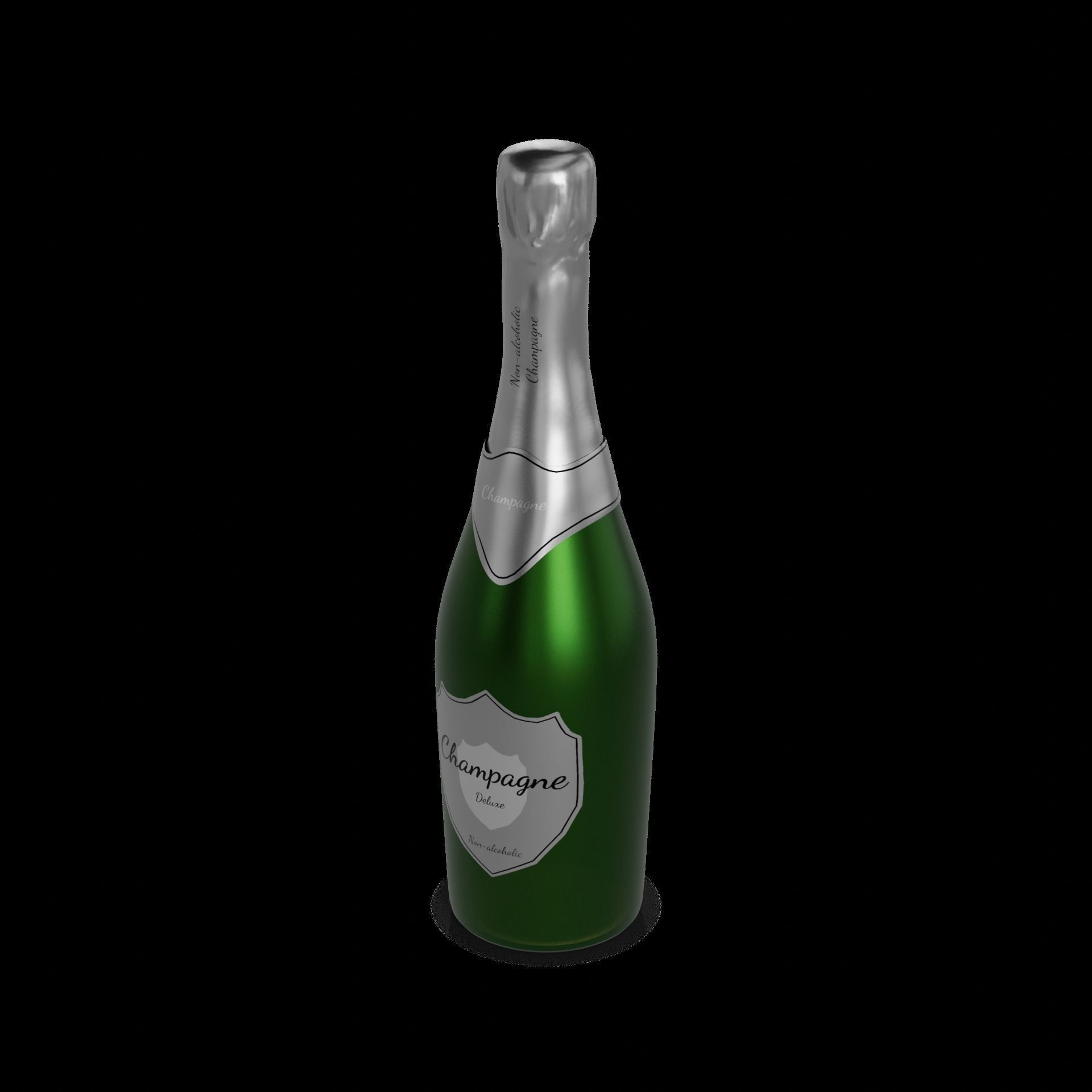 Non-alcoholic sparkling wine Non-alcoholic Sparkling Wine 3D model_1