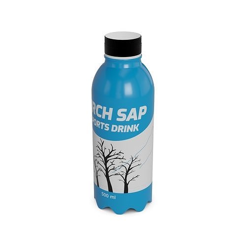 Birch sap Birch Sap Sports Drink Low-poly 3D model