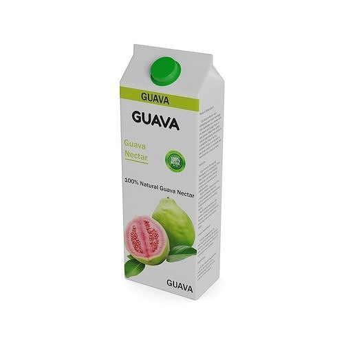 Nectars and juice drinks Guava Nectar Low-poly 3D model