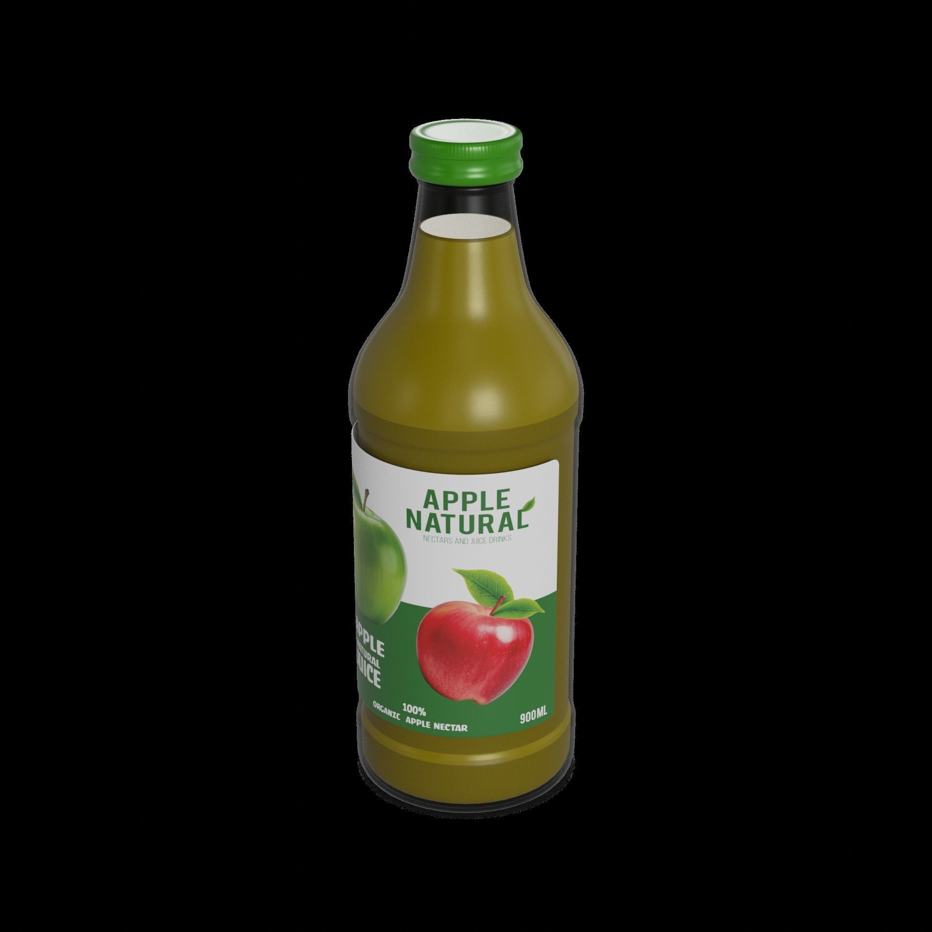 Nectars and juice drinks Apple Nectar 3D model_1