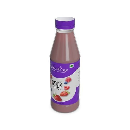 Nectars and juice drinks Mixed Berry Juice Drink Low-poly 3D model