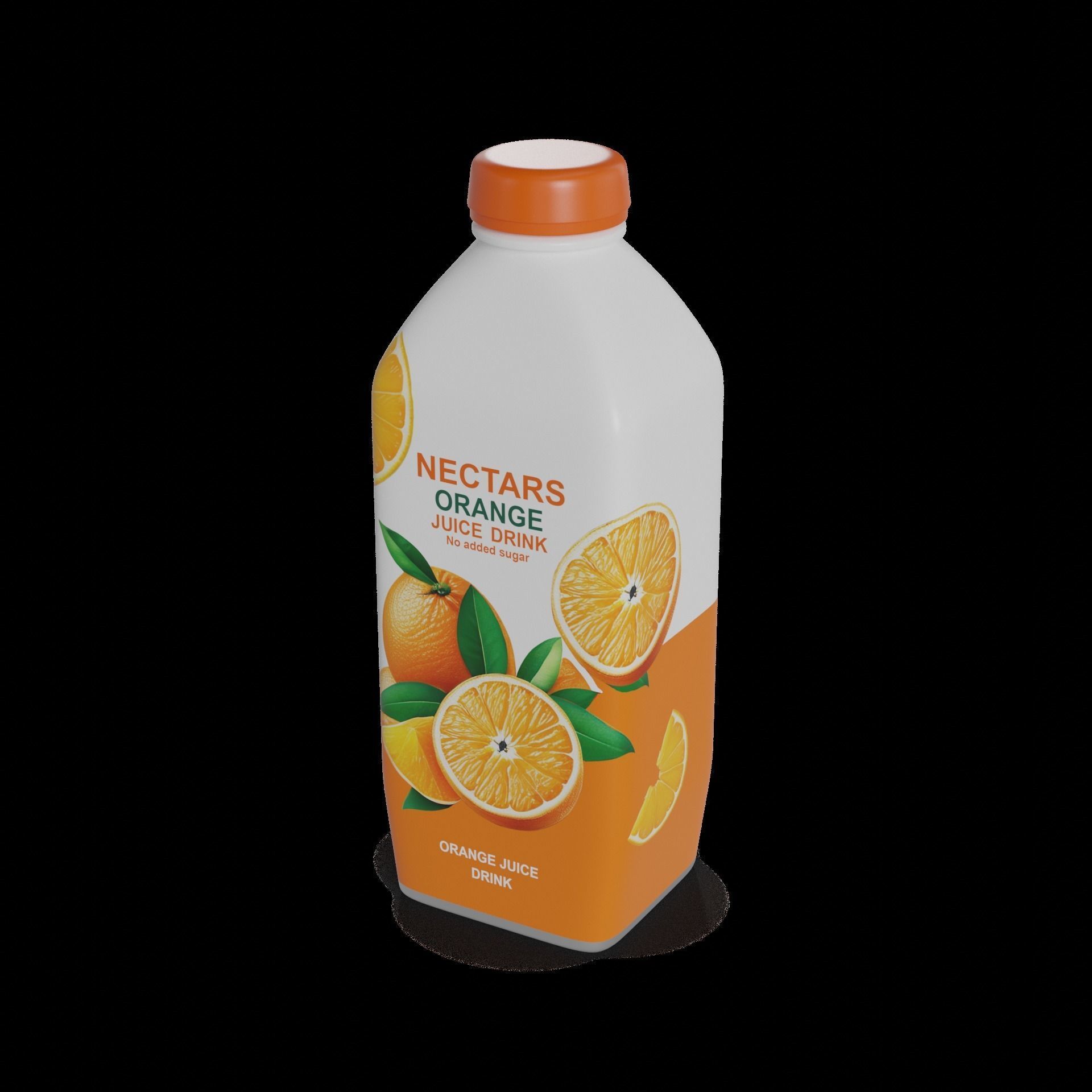 Nectars and juice drinks Orange Juice Drink Low-poly 3D model_1