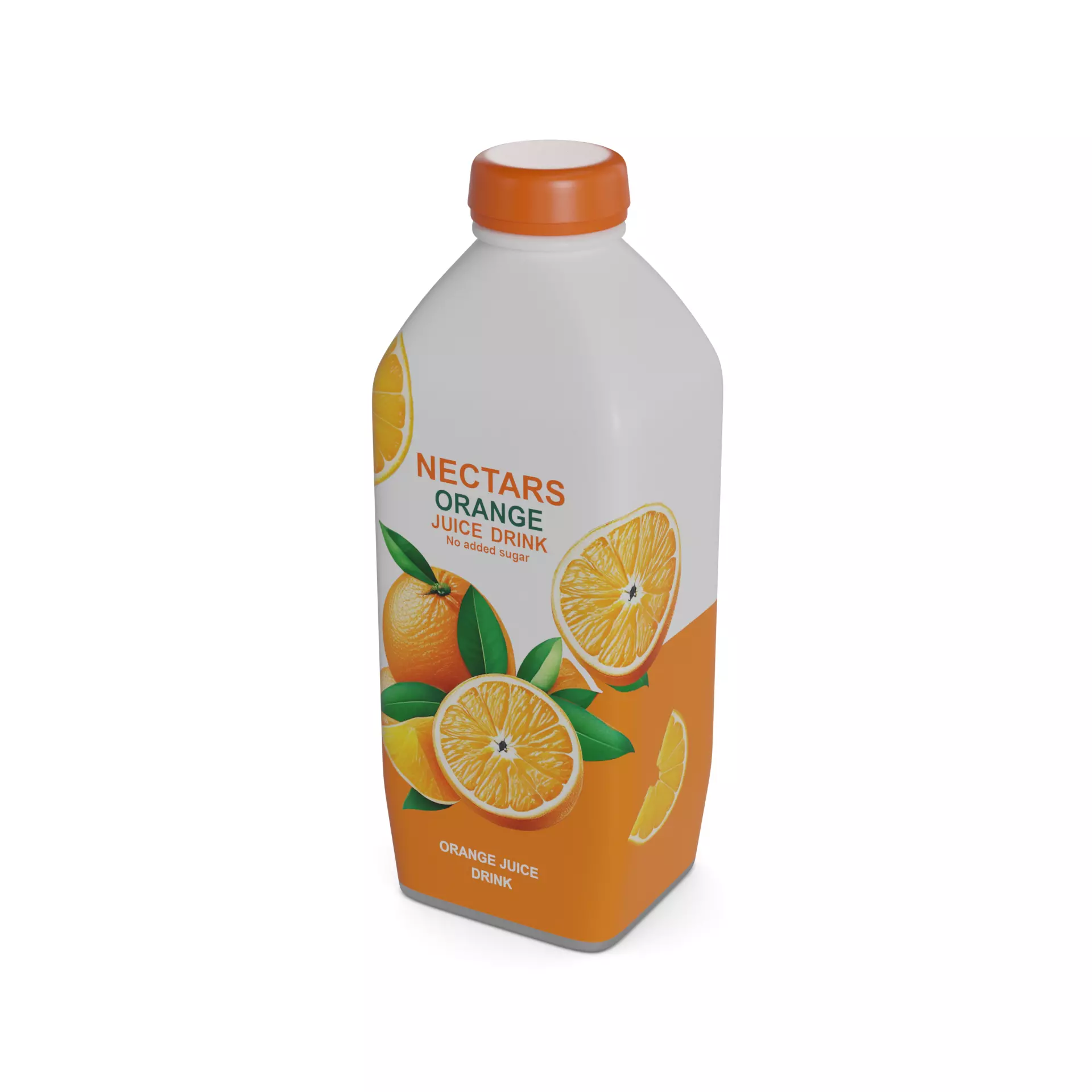 Nectars and juice drinks Orange Juice Drink Low-poly 3D model_0
