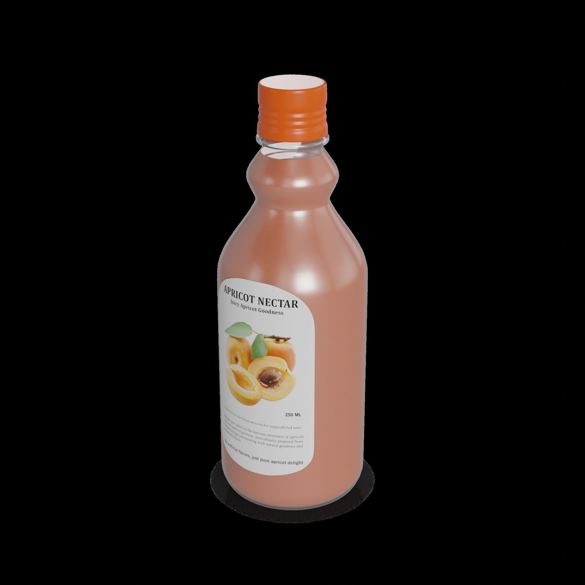 Juice Apricot Nectar 3D model_1