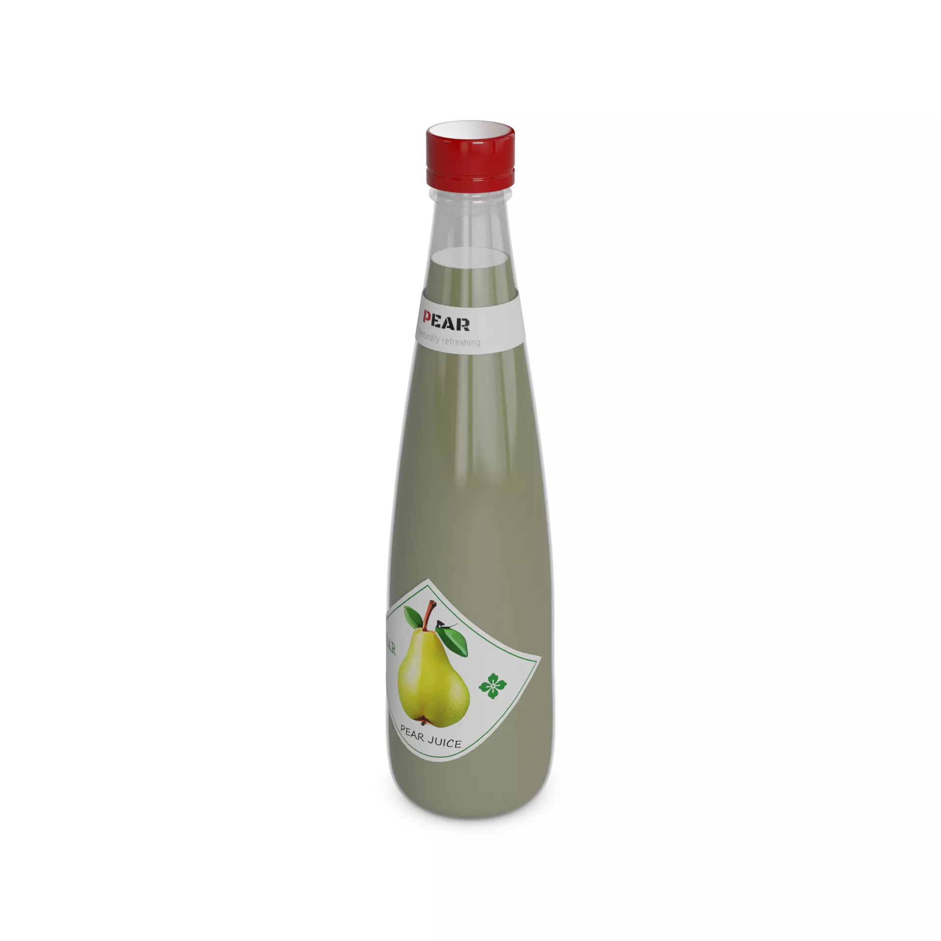 Juice Pear Juice Low-poly 3D model_0