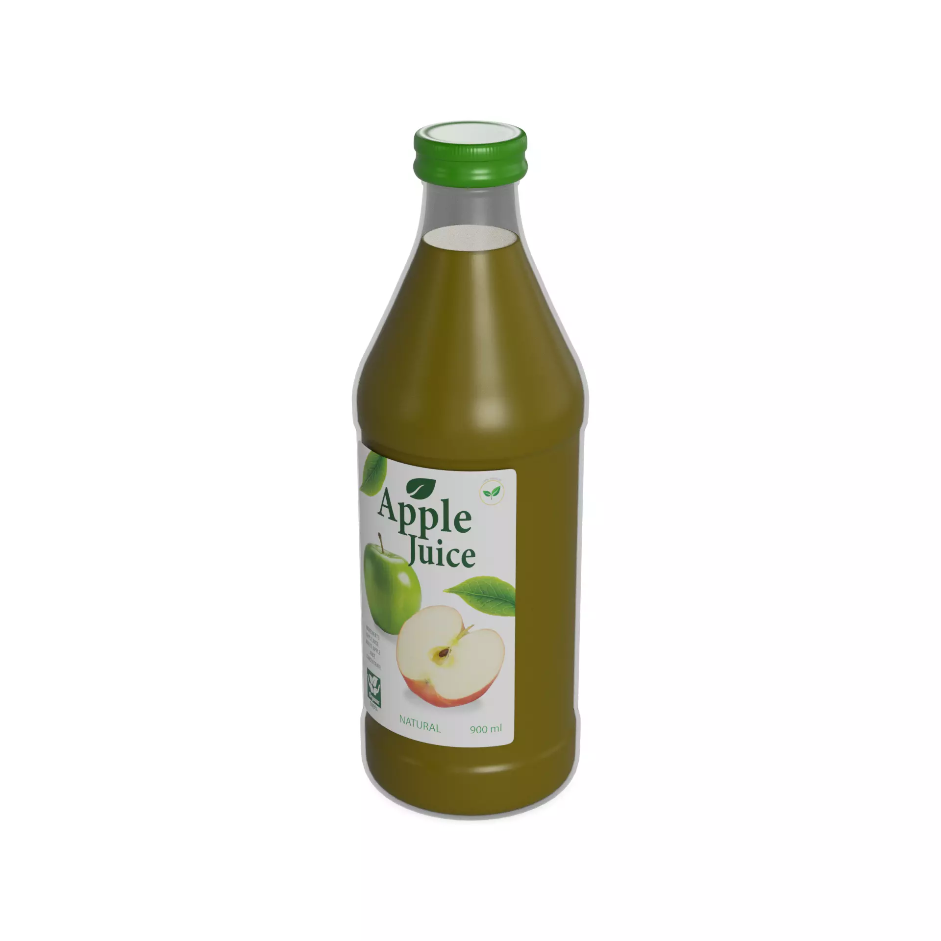 Juice Apple Juice 3D model_0