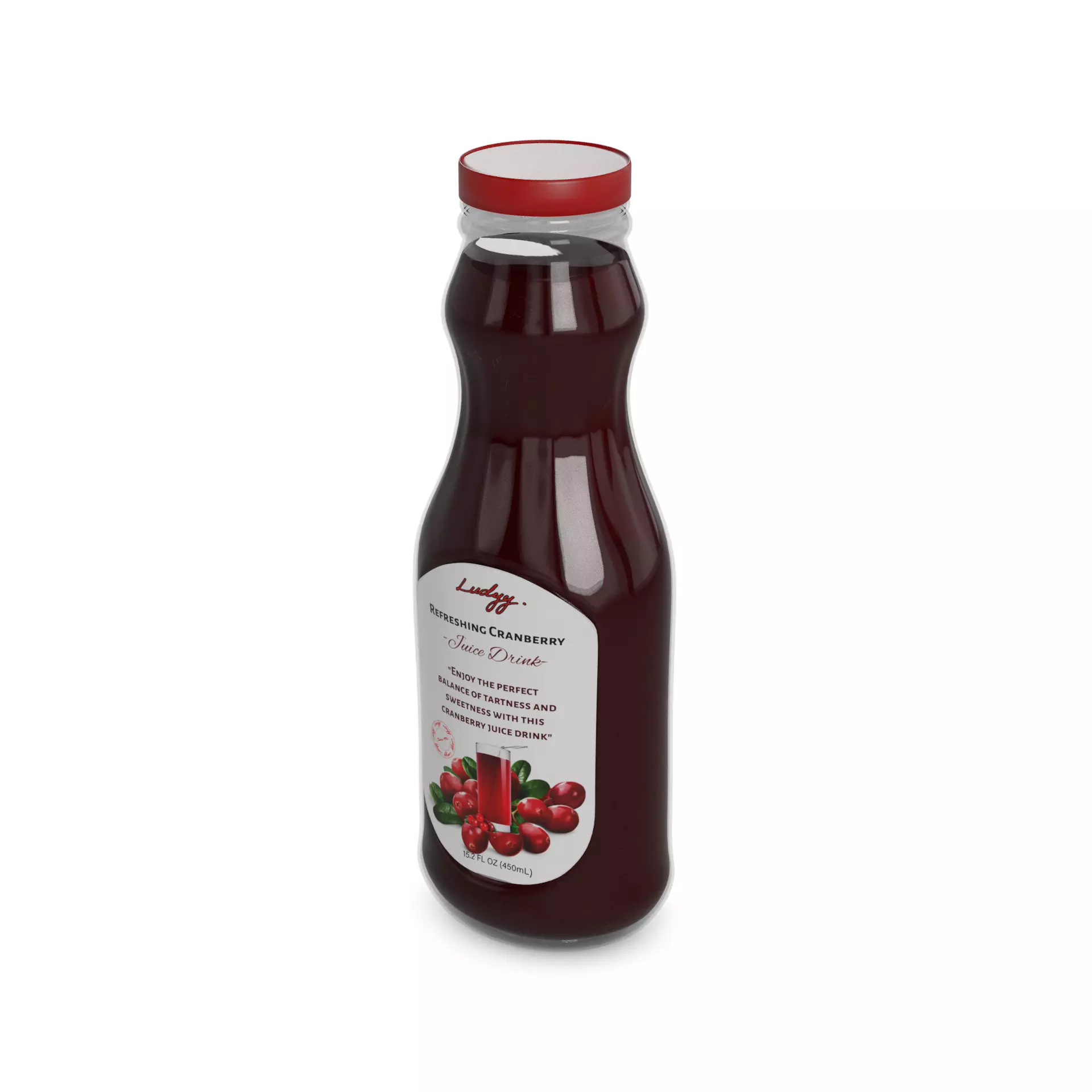 Juice Cranberry Juice Drink 3D model_0