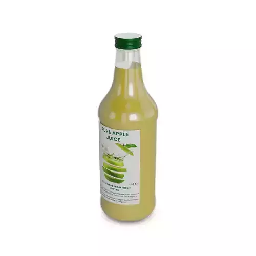 Juice Apple Juice Low-poly 3D model