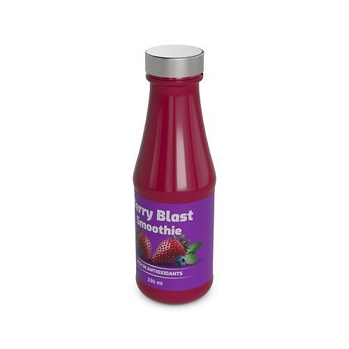 Smoothies Berry Blast Smoothie Low-poly 3D model
