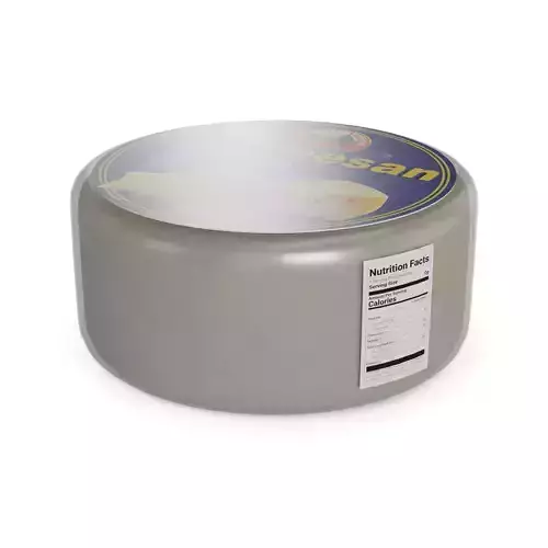 Hard cheese Parmesan Cheese Low-poly 3D model
