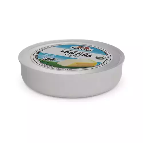 Hard cheese Fontina Cheese