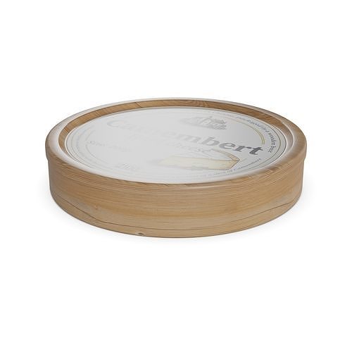 Hard cheese Camembert Cheese Low-poly 3D model
