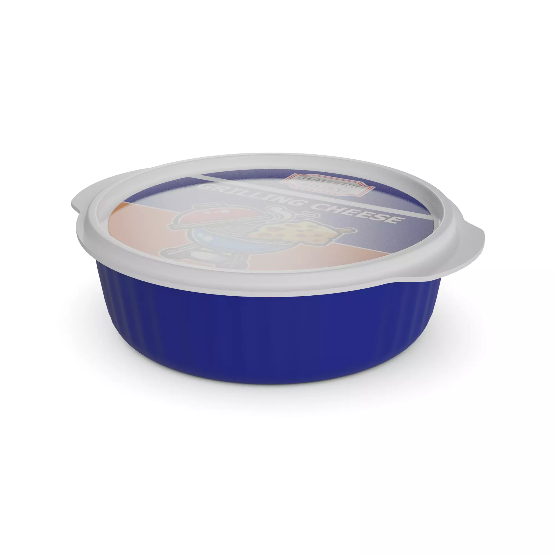 Grilling cheese Grilling Cheese Low-poly 3D model_0