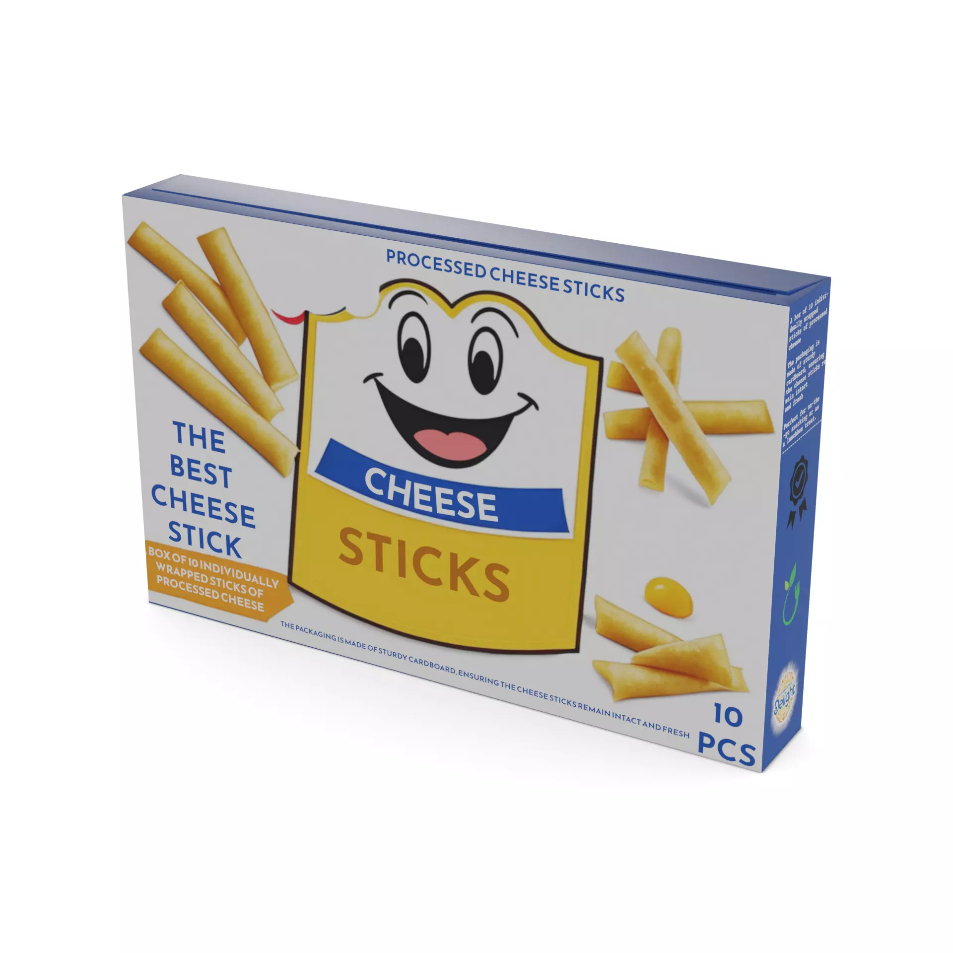 Processed cheese Processed Cheese Sticks Low-poly 3D model