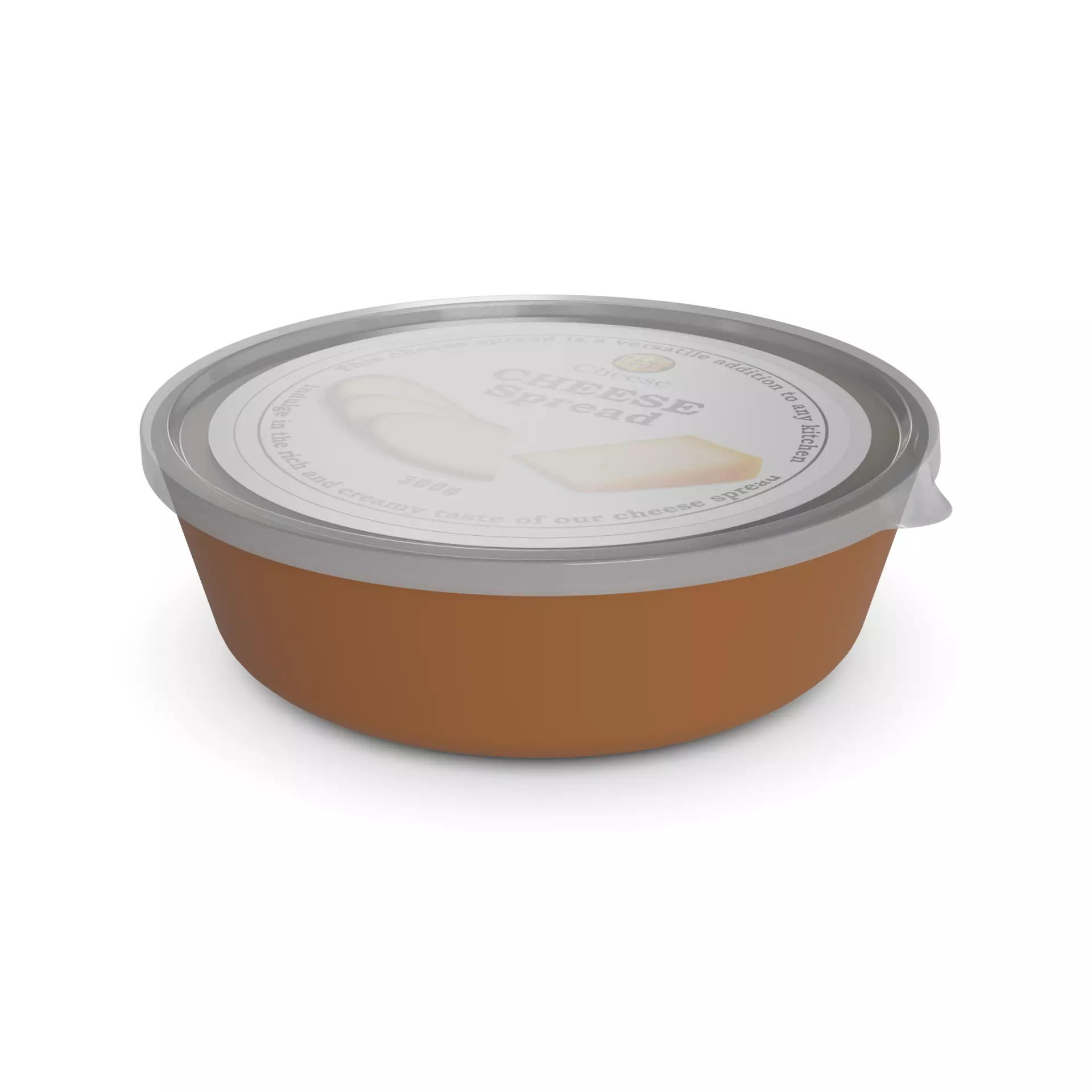 Cheese spreads Cheese Spread 3D model_0