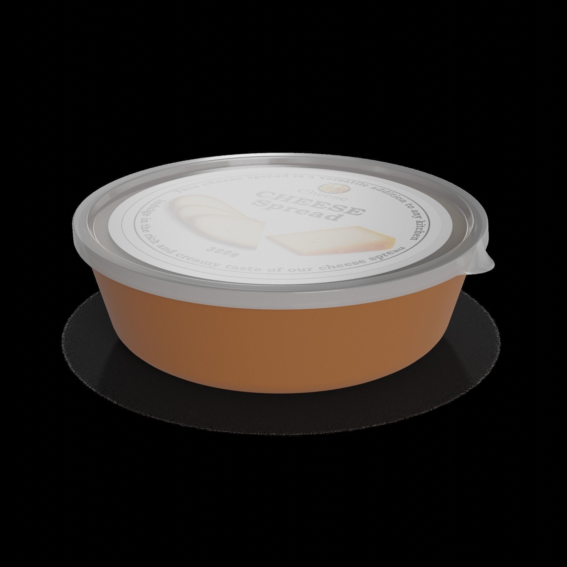 Cheese spreads Cheese Spread 3D model_1