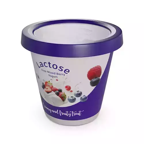 Lactose-free yoghurts and desserts Lactose-Free Mixed Berry Yogurt