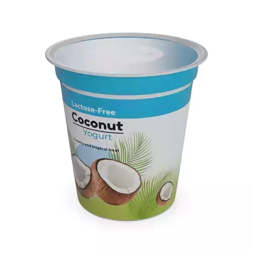 Lactose-free yoghurts and desserts Lactose-Free Coconut Yogurt