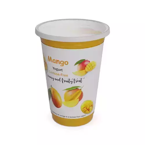 Lactose-free yoghurts and desserts Lactose-Free Mango Yogurt