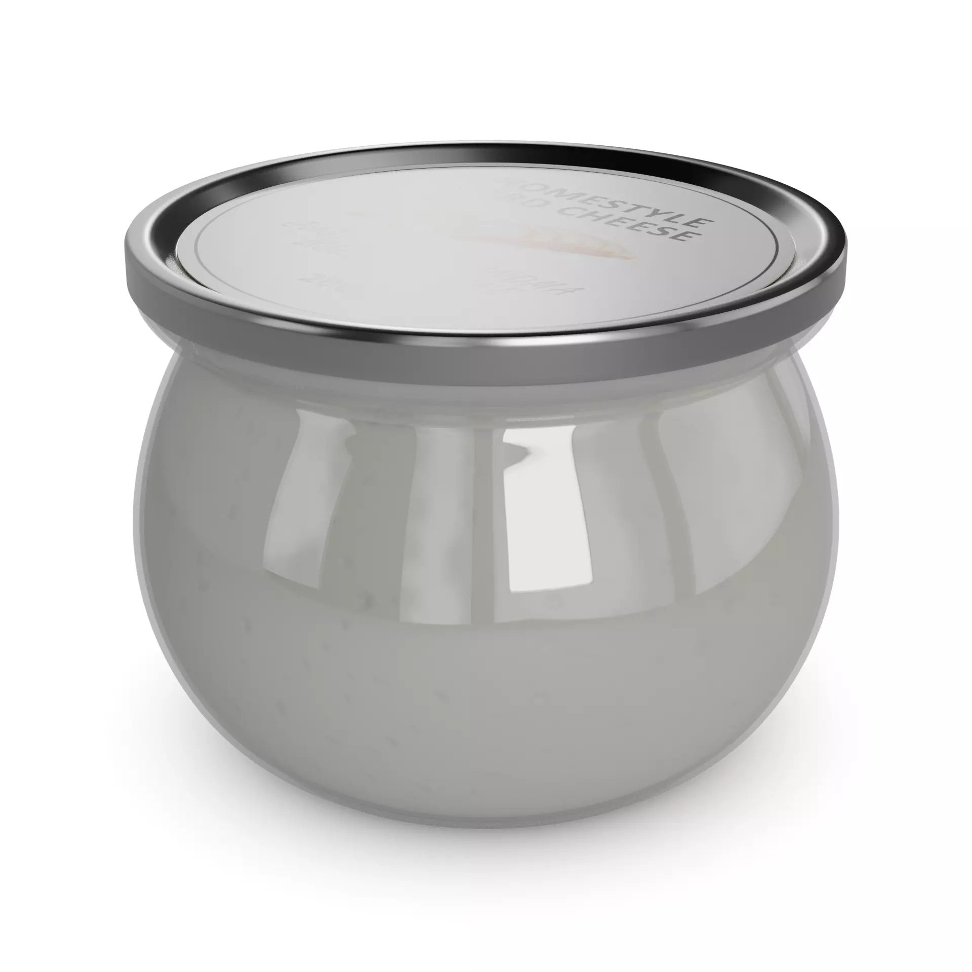 Curd cheese spread Curd Cheese Spread 3D model