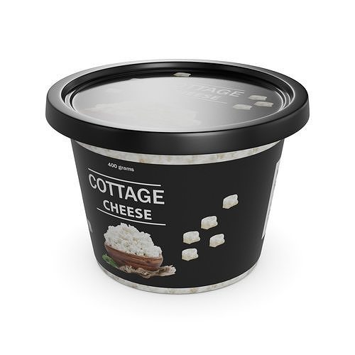 Cottage cheese Cottage Cheese Low-poly 3D model