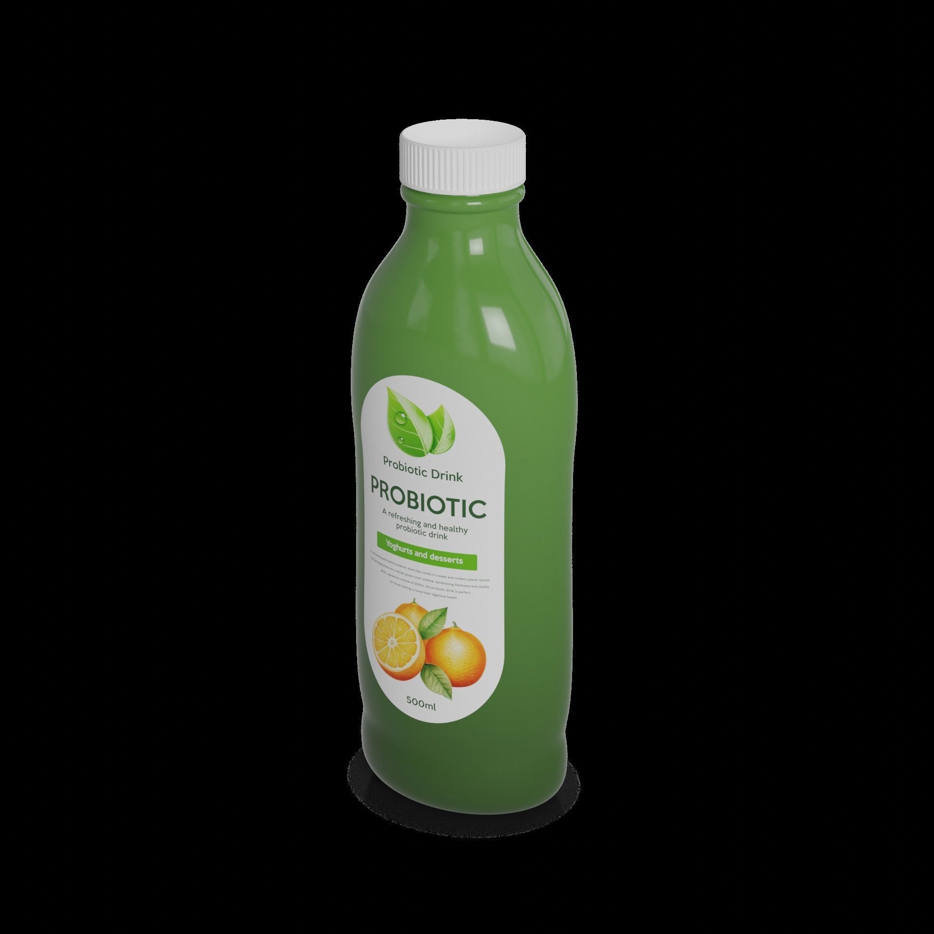 Probiotic drinks Probiotic Drink 3D model_1