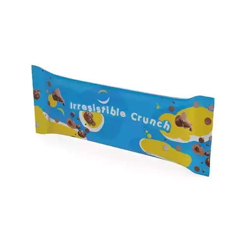 Milk snack bars Chocolate Chip Yogurt Bar Low-poly 3D model