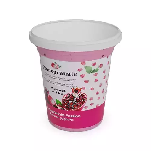 Flavored yoghurts Pomegranate Passion