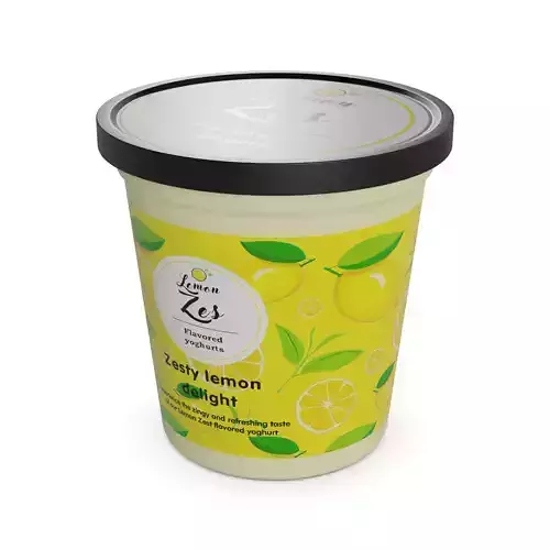 Flavored yoghurts Lemon Zest