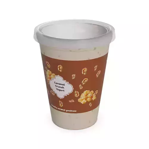 Flavored yoghurts Caramel Crunch