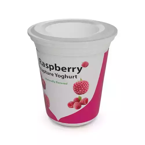 Flavored yoghurts Raspberry Rapture