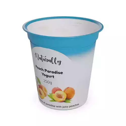 Flavored yoghurts Peach Paradise