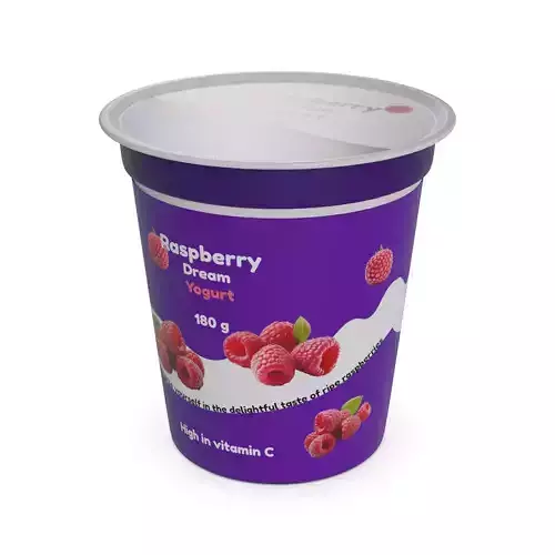 Flavored yoghurts Raspberry Dream