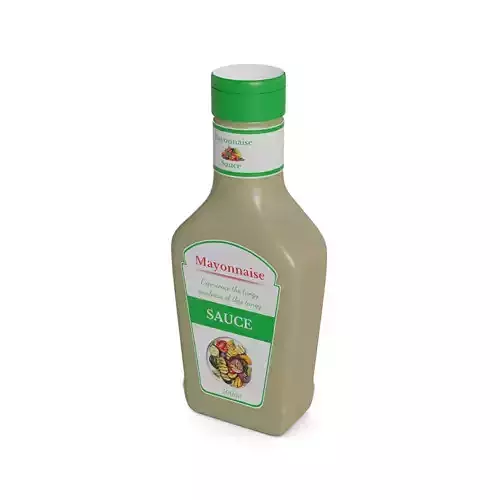 Mayonnaise sauces Mayonnaise Sauce 3D model