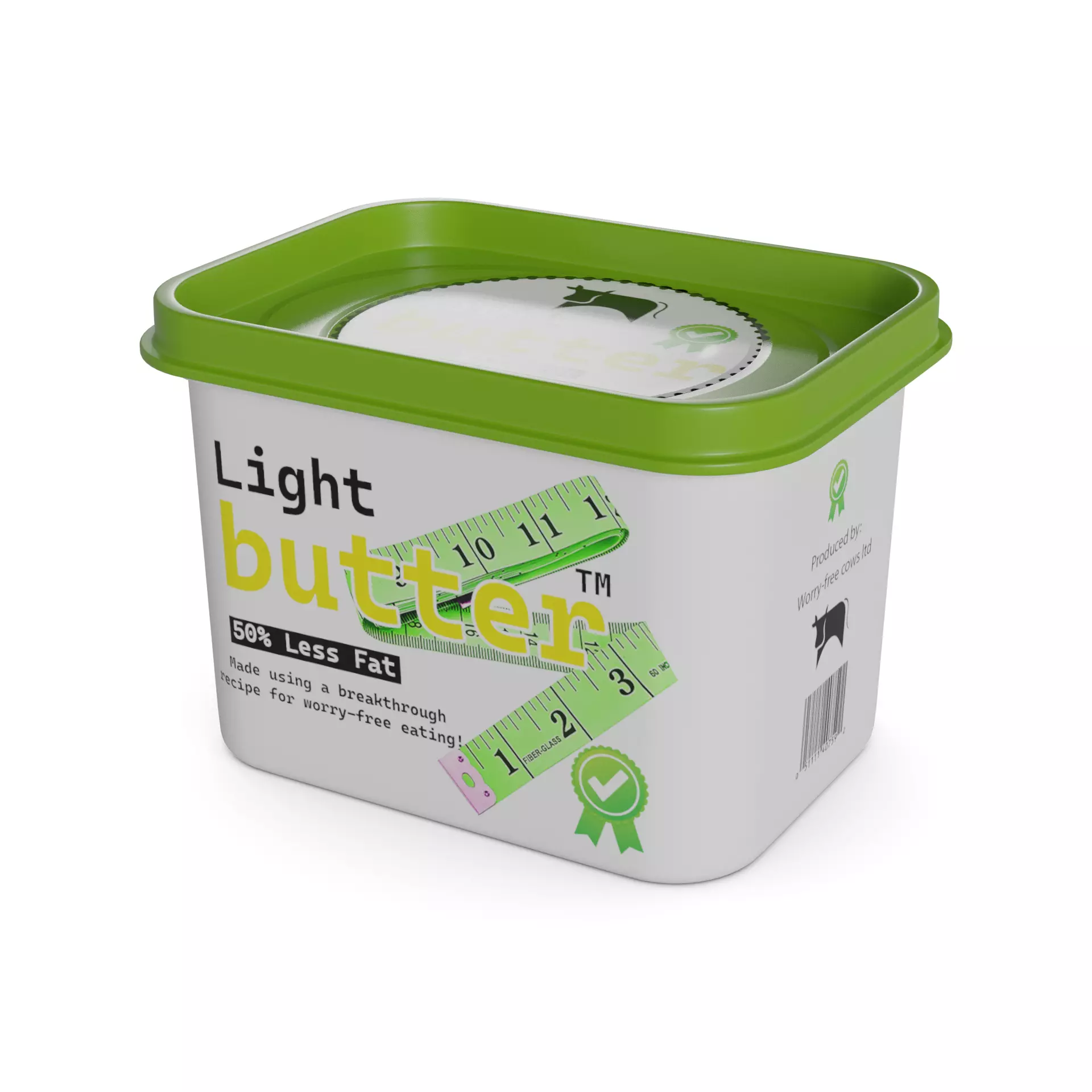 Butter Light Butter Low-poly 3D model_0