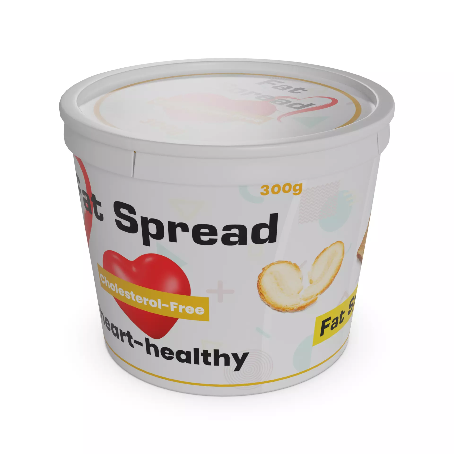 Fat spreads Fat Spread Low-poly 3D model