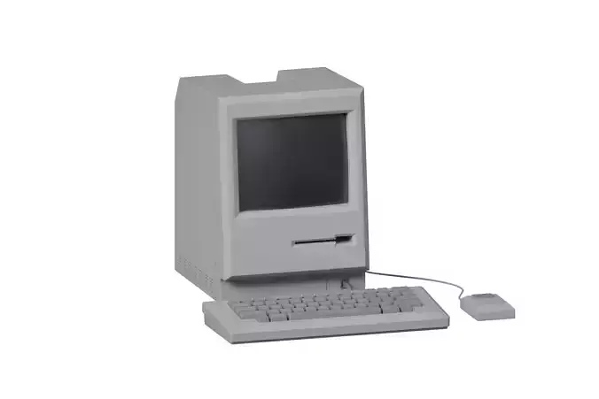 Retro desktop computer