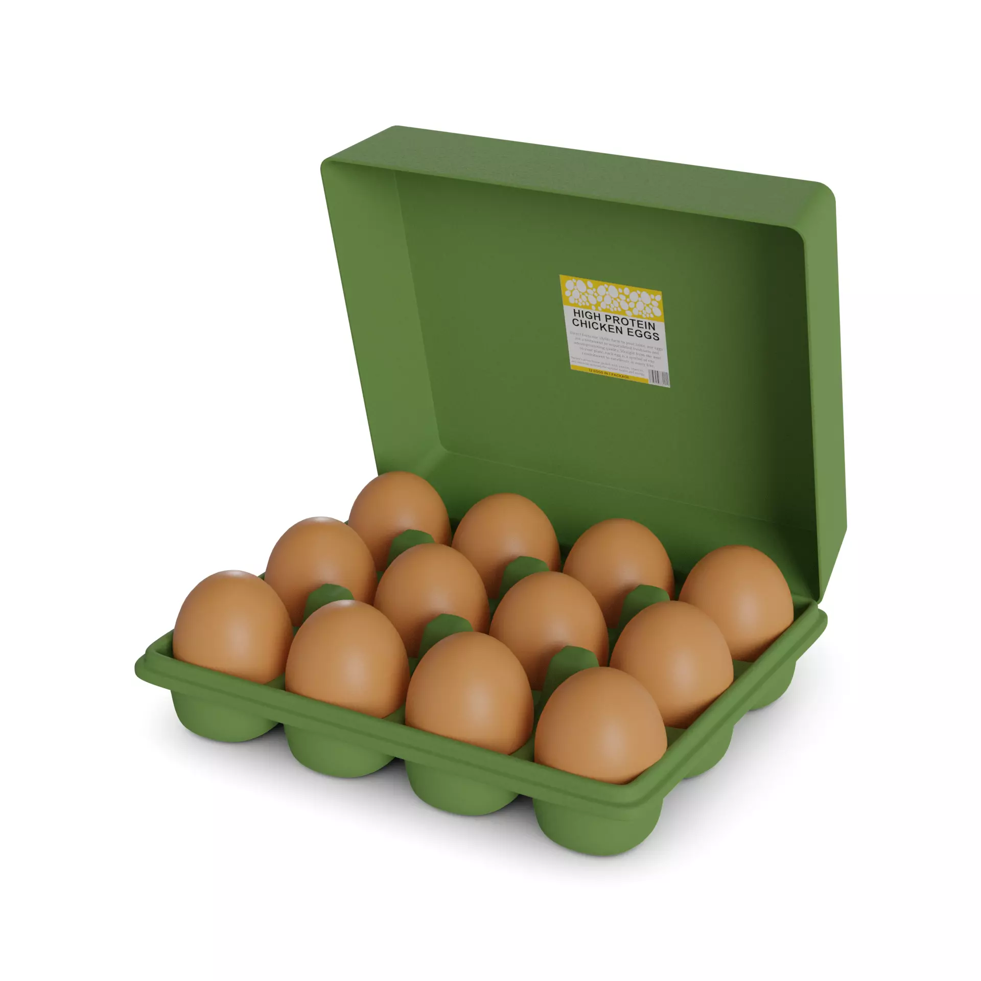 Chicken eggs Chicken Eggs 3D model_0