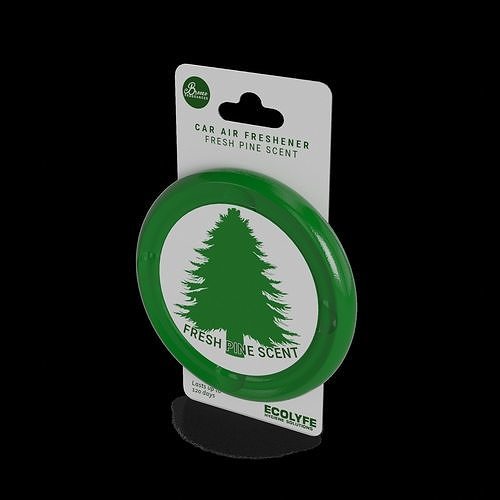 Car air fresheners Car Air Freshener Low-poly 3D model 2