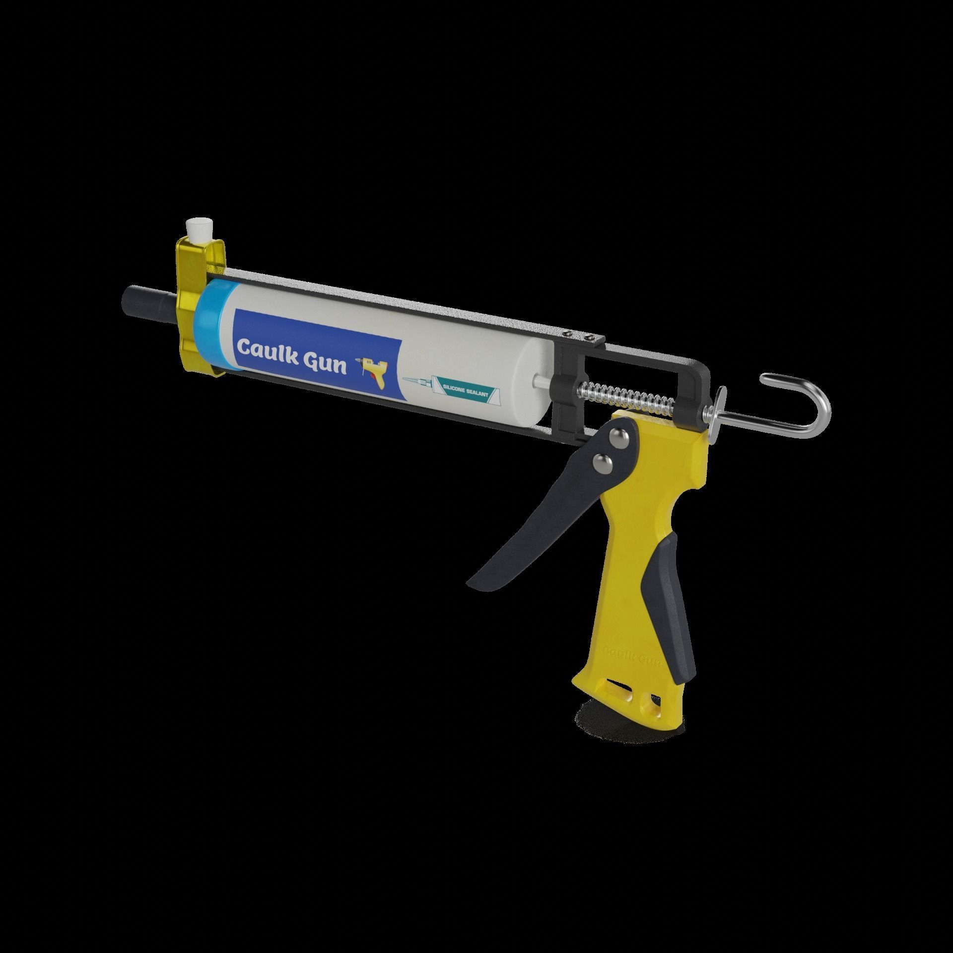 DIY essentials Caulk Gun 3D model_1
