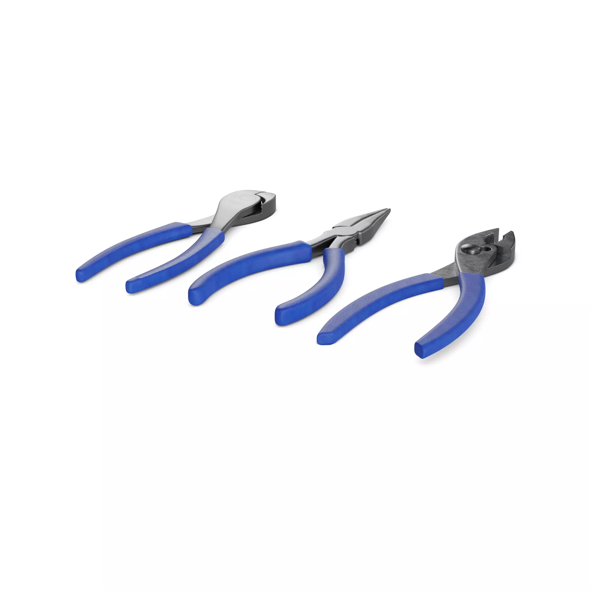 DIY essentials Pliers Set 3D model_0