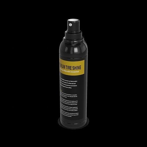 Car cleaning Tire Shine Low-poly 3D model 2