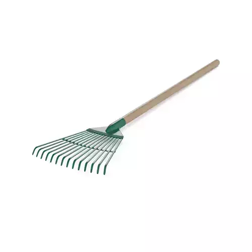 Gardening tools Garden Rake 3D model