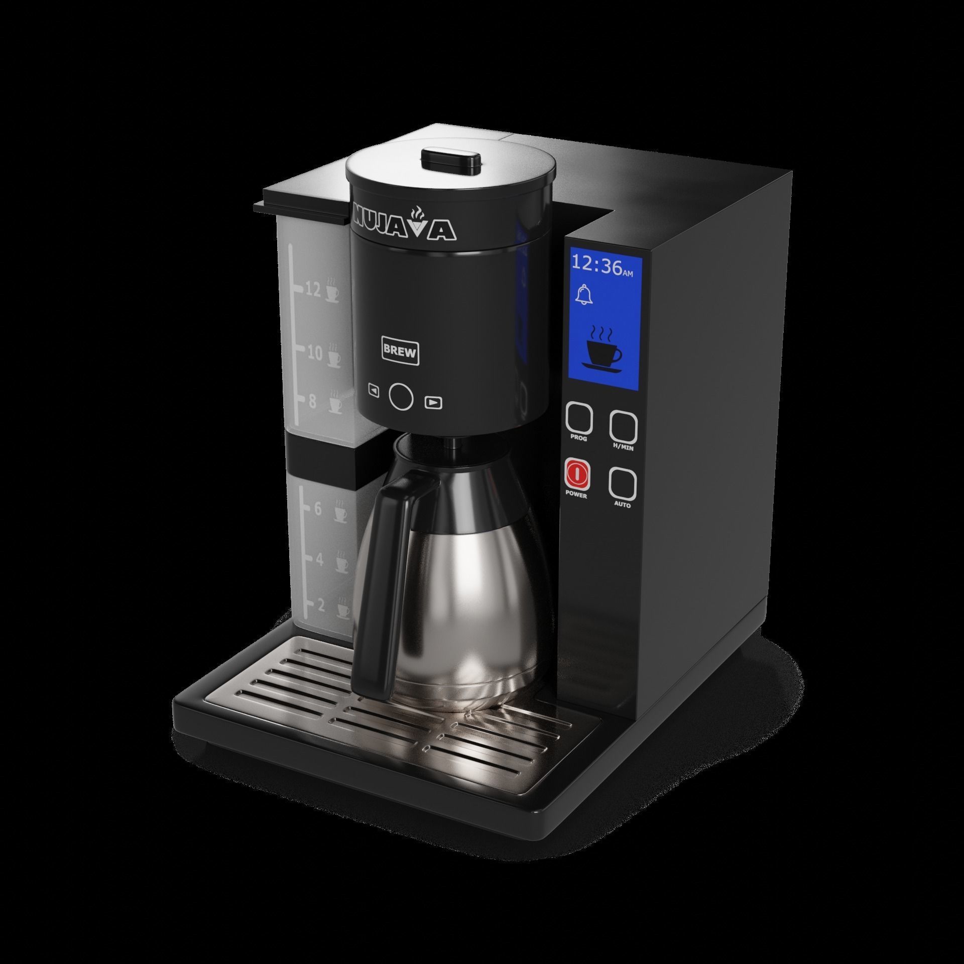 Kitchen appliances Coffee Maker 3D model_1