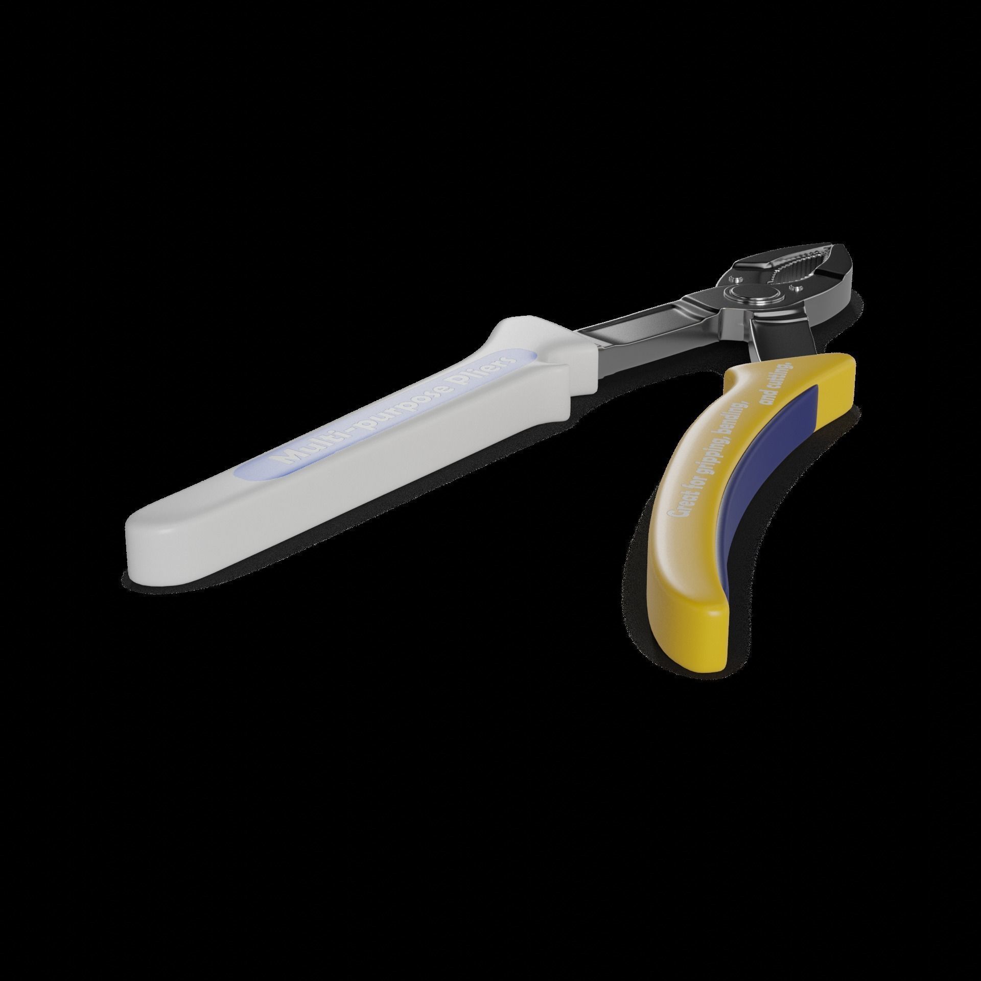 DIY essentials Pliers 3D model_1